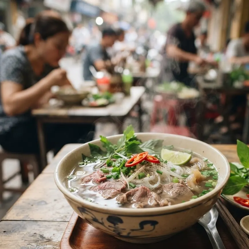 Phở bò tái nạm